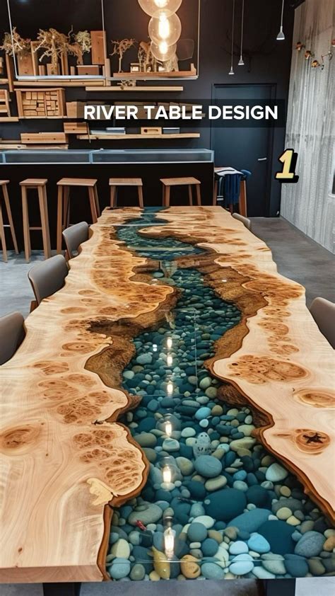 river tables are inspired by nature